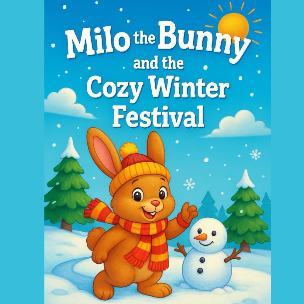 Milo the Bunny and the Cozy Winter Festival, A Winter Coloring Storybook for Kids Ages 3–6: A Heartwarming 30-Page Holiday Coloring Adventure Filled ... (Milo’s Little Adventures Series)