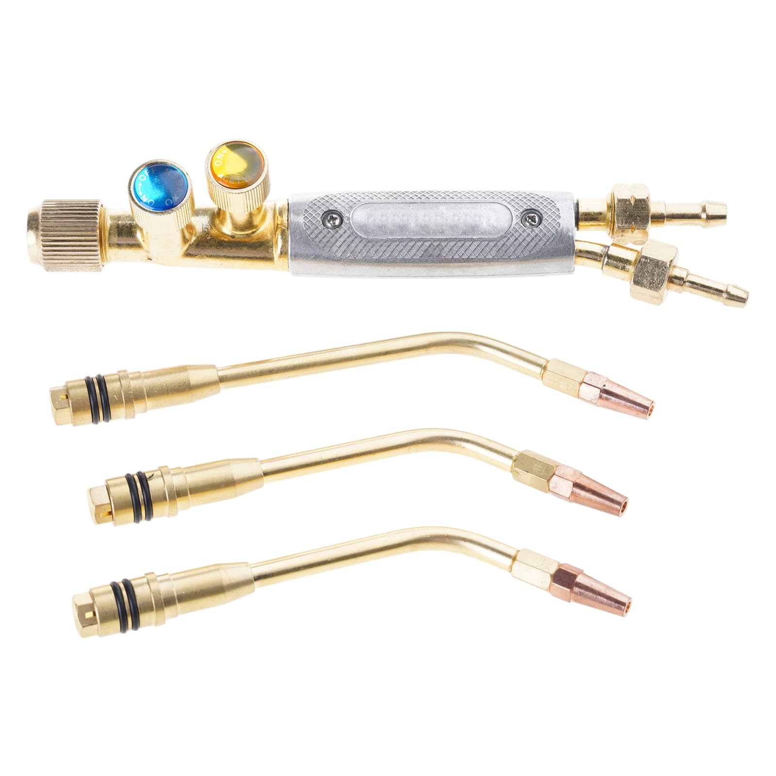 Tsophreniq Copper Torch Adjustable Flame Intensity Welding For Metalworking Automotive And Craft Applications Welding Torch Plumbing Soldering With Hose