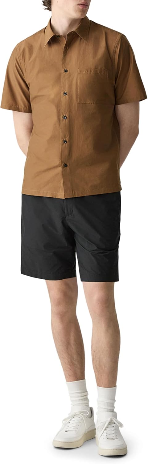 Theory Men's Noll Short Sleeve in Soft Lawn