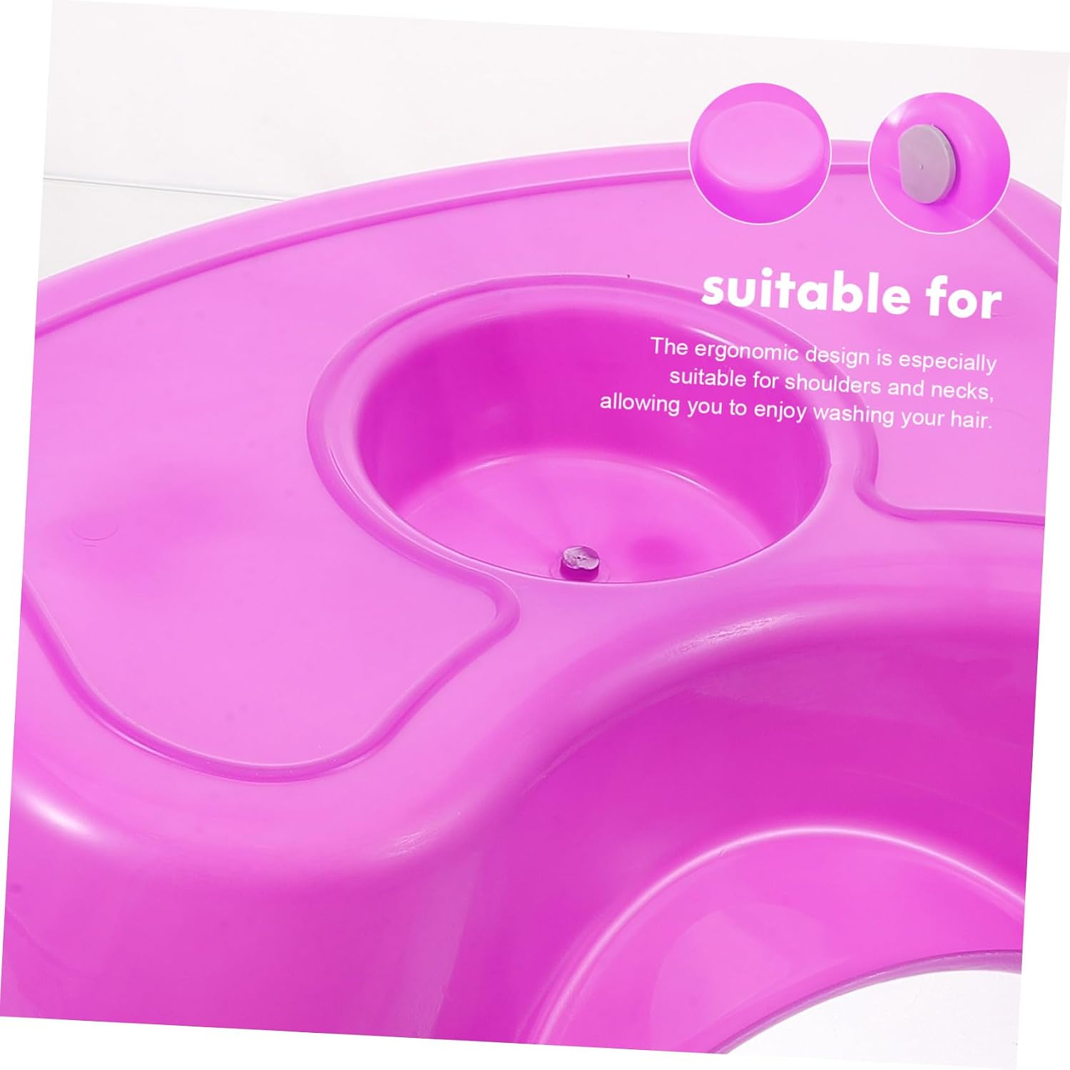Bedside Hair Washing Sink Portable Shampoo Bowl for Pregnant Women Hair Wash Basin for Mobility