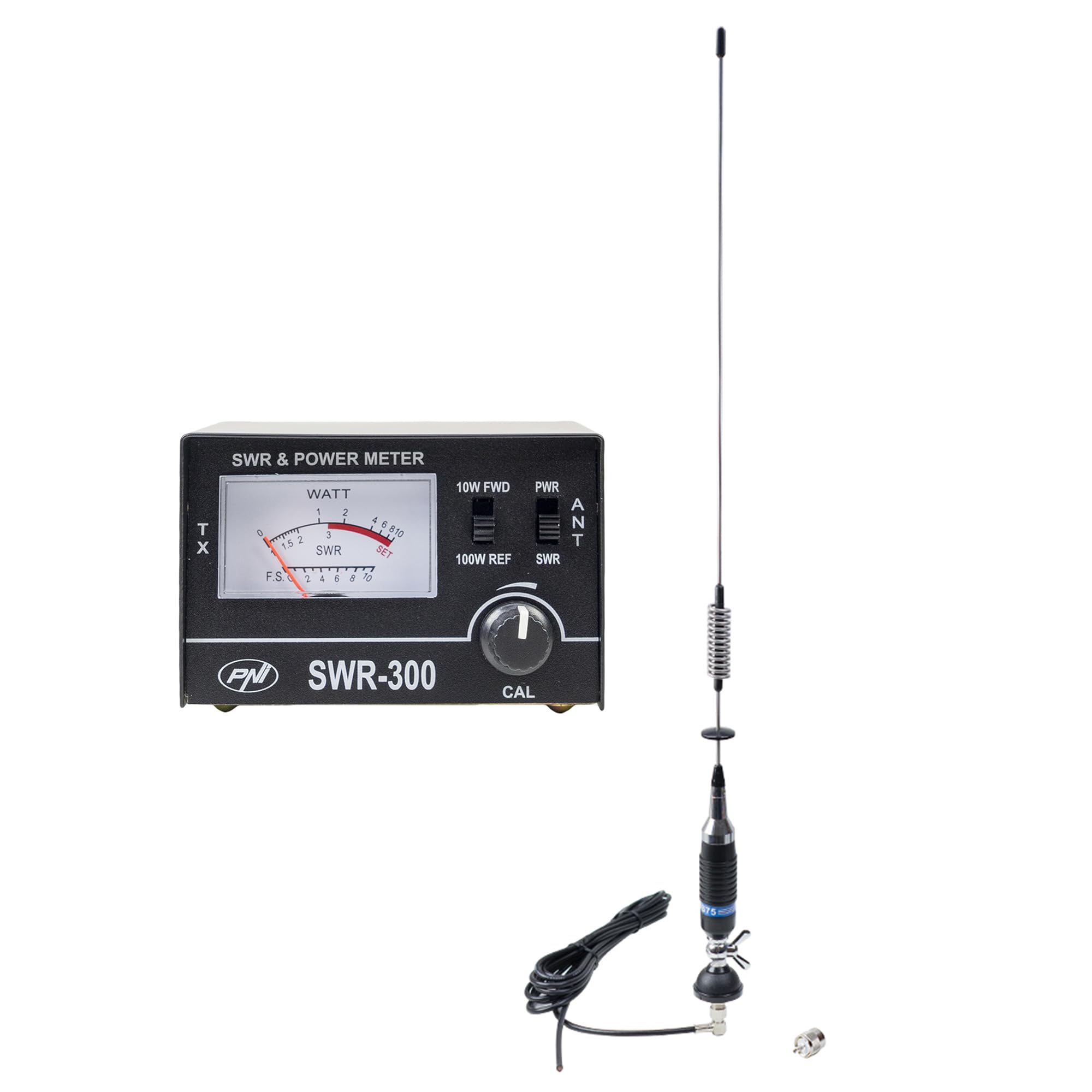 Antena CB PNI S75 de 75 cm con Mariposa