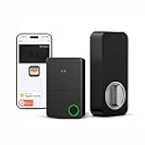 X3 Apple Home Key Door Lock Deadbolt, iOS ONLY, Smart Keyless Entry Door Lock with Fingerprint, Works with HomeKit Over Thread (Border Router), Voice/App/Remote Control, IP65 Weatherproof, Black