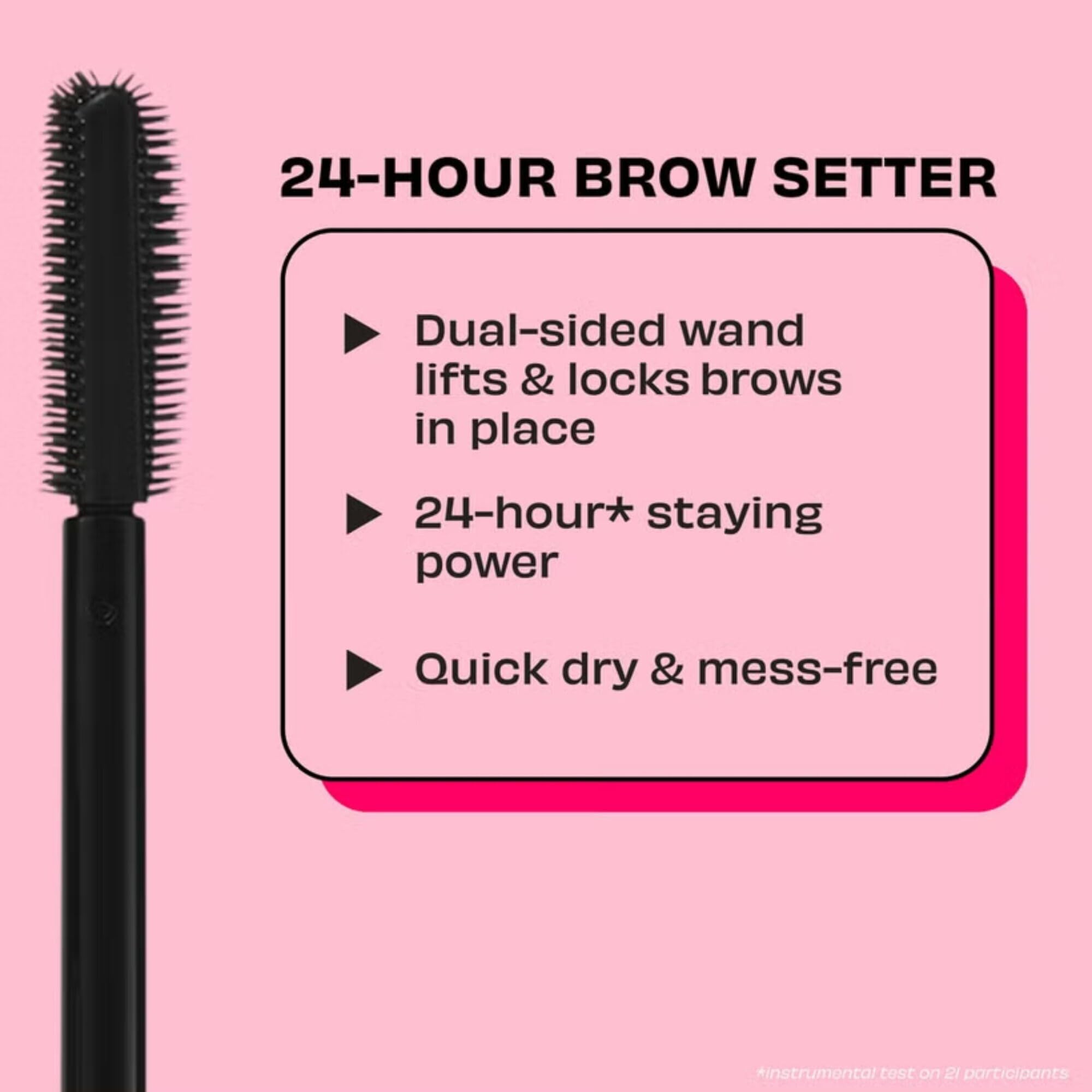 Benefit Game, Set, Bounce Brow & Lash Set regalo Mini volumizzante BADgal Bounce mascara e 24 ore Brow Setter