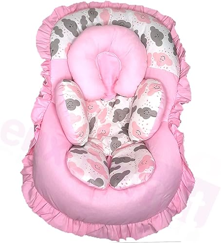 Kit Capa de Bebê Conforto Nuvens