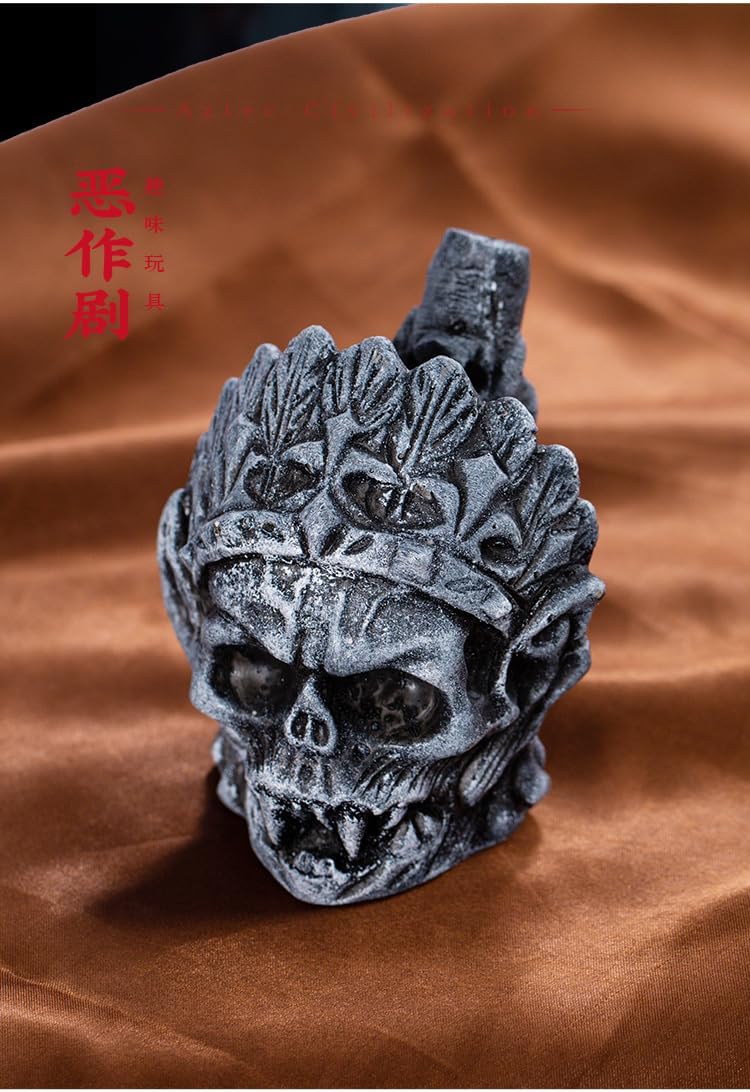 Original Authentic Aztec Death Whistle – Handcrafted Loud Skull Whistle | Perfect for Halloween, Survival, and Unique Gifts (Original) - Image 2