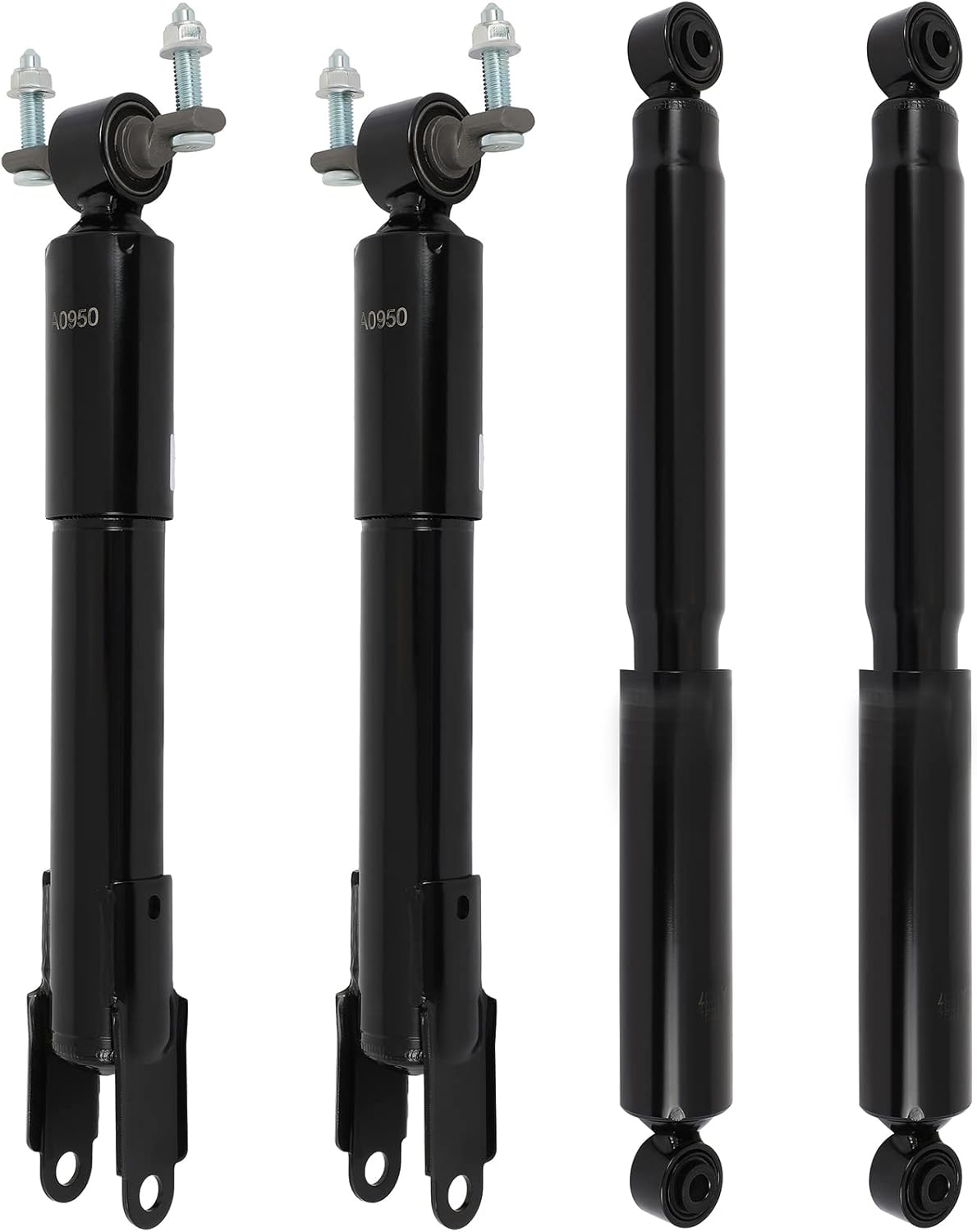 For Chevy Shocks (4pcs) LSAILON Front Rear Shocks Absorbers Fits 2011-2017 for Chevy Silverado 2500 HD 3500 HD,2011-2017 for GMC Sierra 2500 HD 3500 HD Shocks Struts Kits with 345624 911447 911303