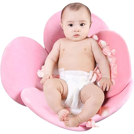 Amazon 沐浴マット バスマットベビーバス用品 滑り止め 洗面台やシンクで 座浴 風呂楽しい 赤ちゃん プレイマット 撮影小物 出産祝い 咲くフラワー バスクッション シンクバスマット 幼児用 ベビーバス ベビー マタニティ 通販