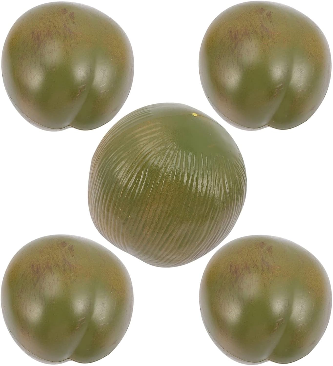 Zerodeko Fake Coconuts 5Pcs Artificial Coconuts Simulation