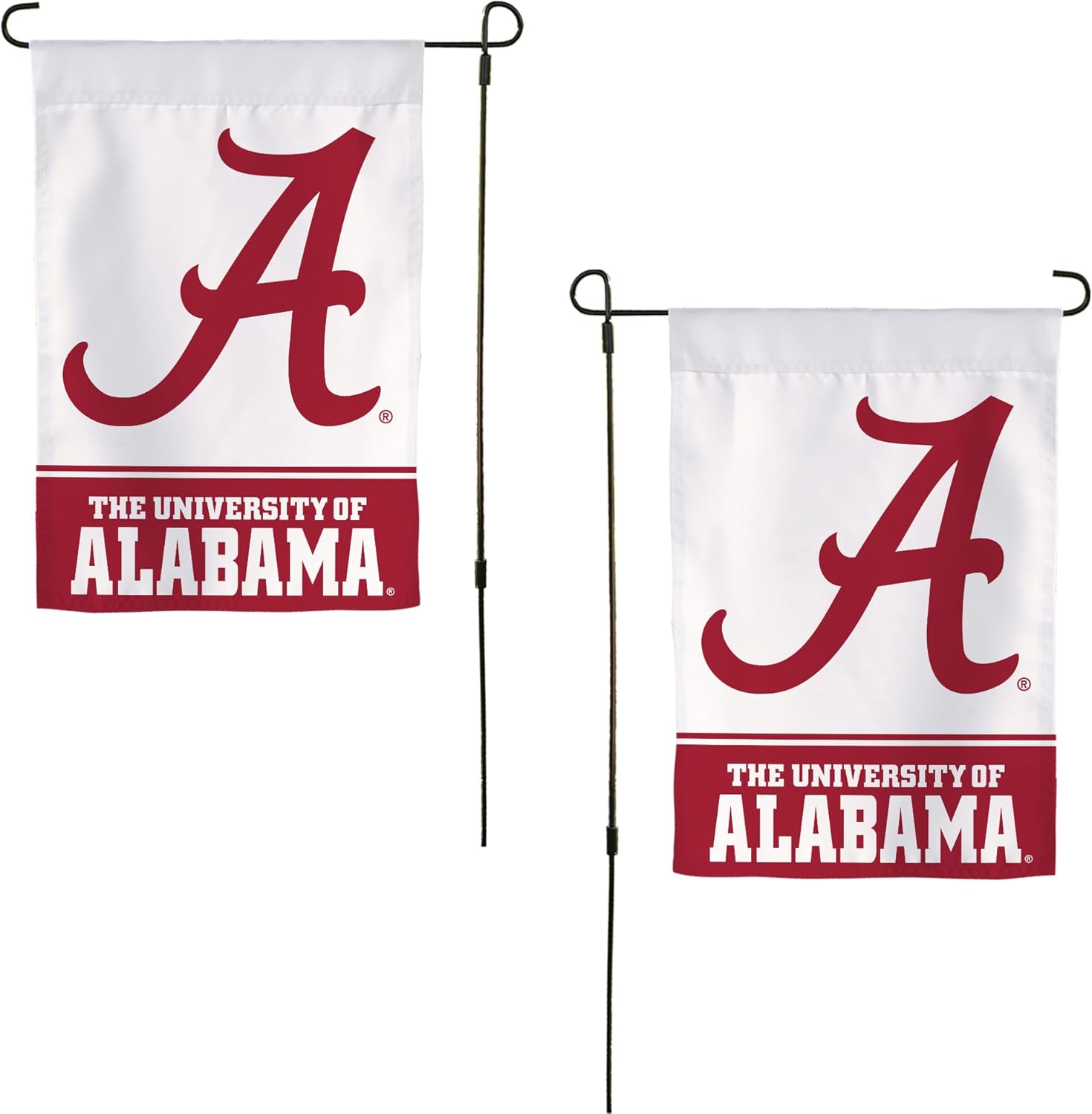 Desert Cactus University of Alabama UA Garden Flag – 19 x 12 inch Alabama Crimson Tide Banner, For Outdoor Display and Events (Design B)