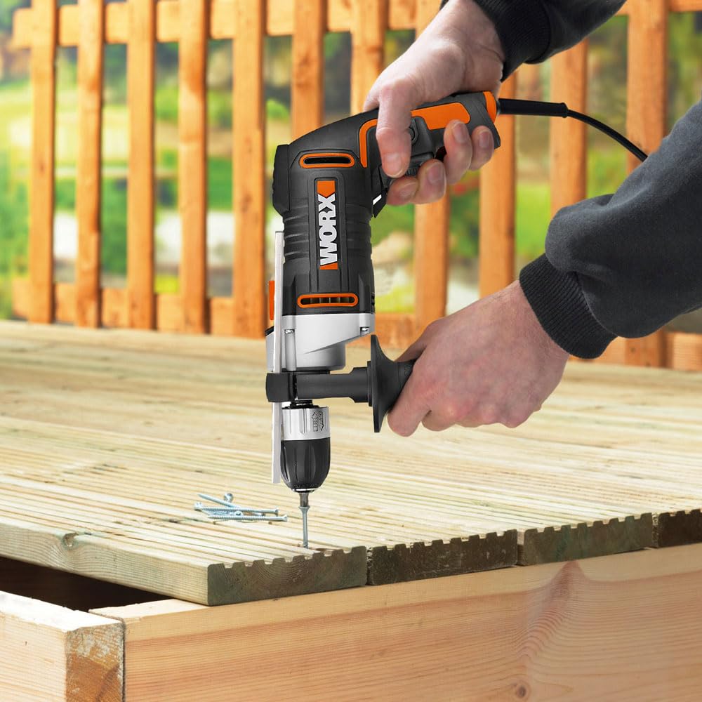 Trapano a percussione WX328 | WORX | 800W di potenza | Bilanciato e leggero per prestazioni migliori