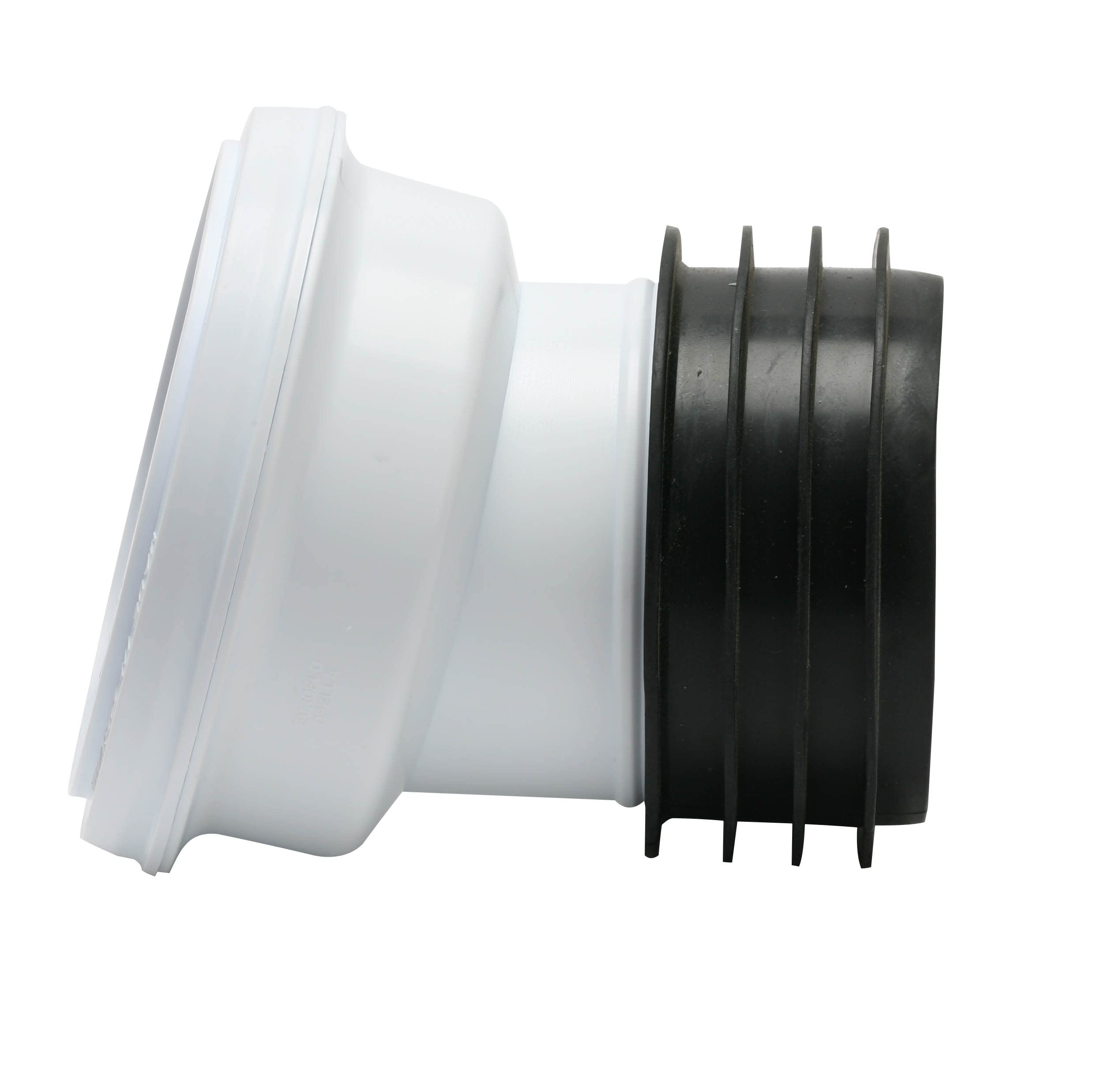 Fluidmaster White Bagged 104 Degree Pan Connector