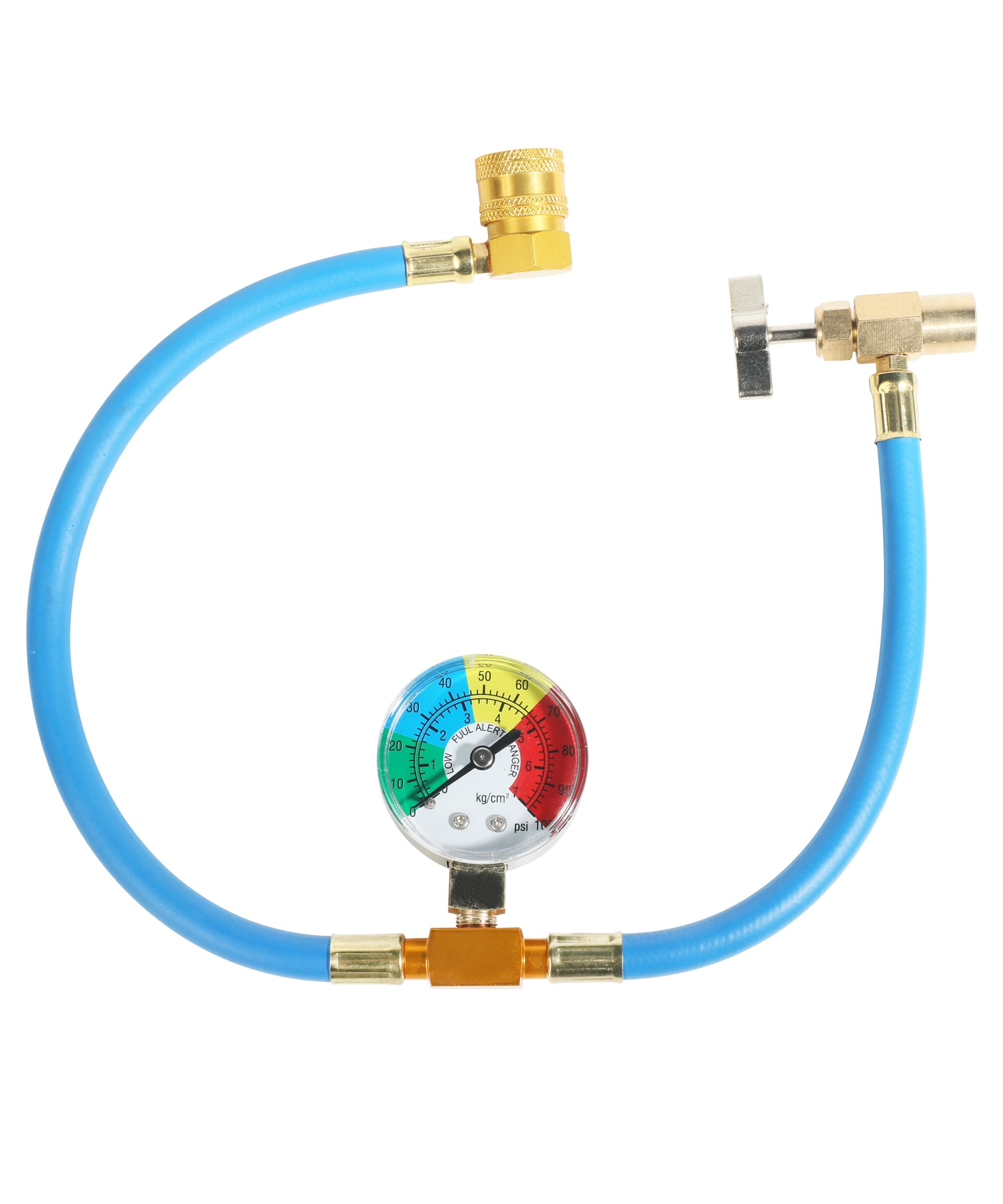 R134a Refrigerant Recharge Kit,AC Refrigerant Charge Hose,Car Accessories 1/2” Can Tap Dispensing Valve and R134A Quick Coupler,AC Recharge Kit,Fit for Car AC Air Conditioning Refrigerant