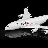 Vista 5 de Federal A380 modelo de avión de 24 horas - Avión de aleación de metal - 1400 - Cumpleaños