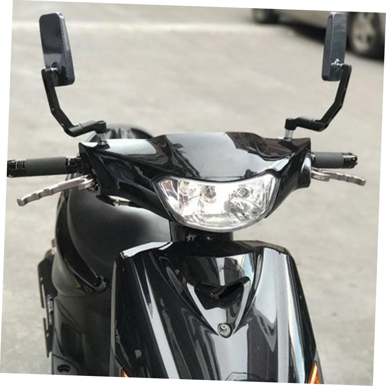Specchietti Laterali Moto Nero in Lega di Alluminio