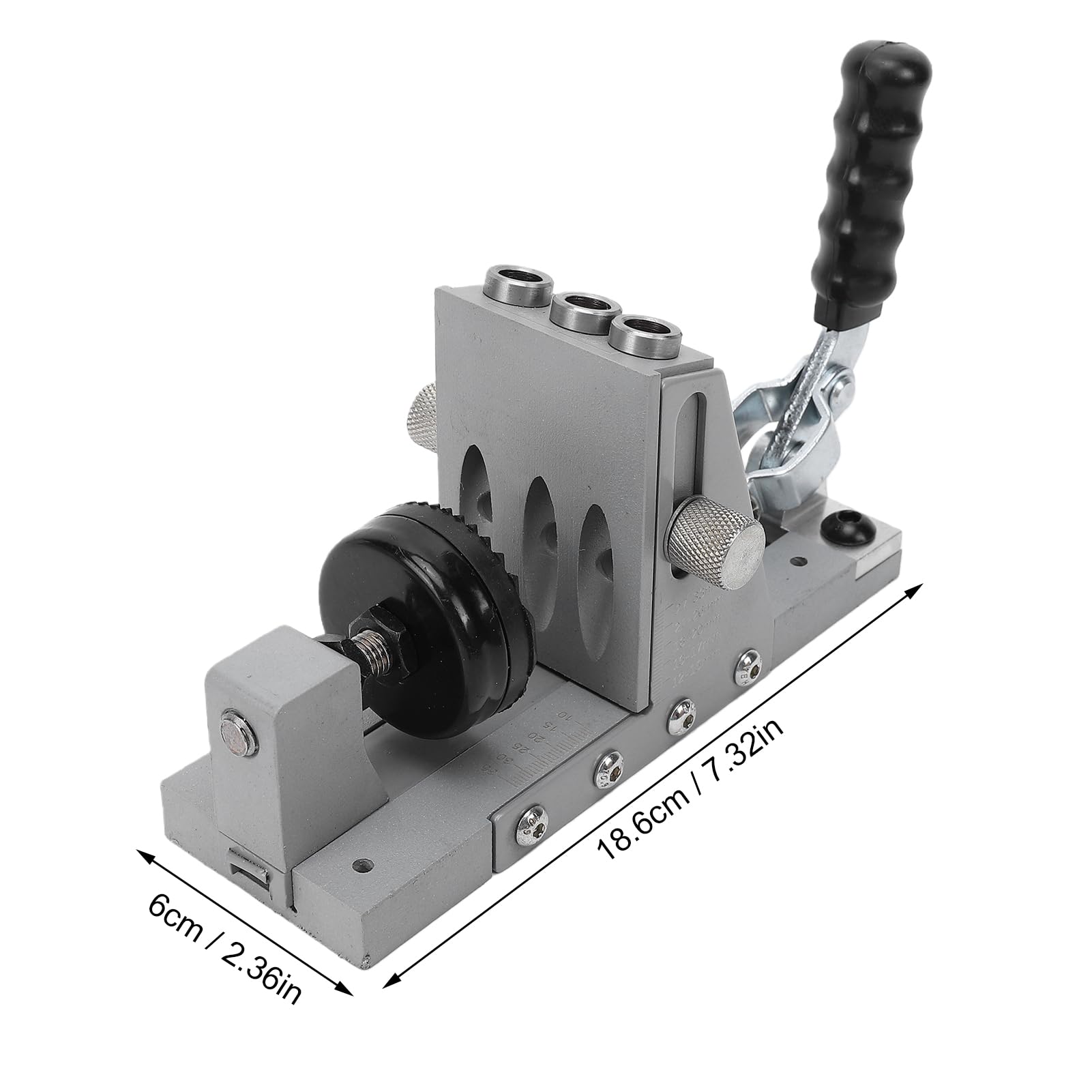Kit de gabarit de trou de poche 15 degrés |Alliage d'aluminium pour armoire