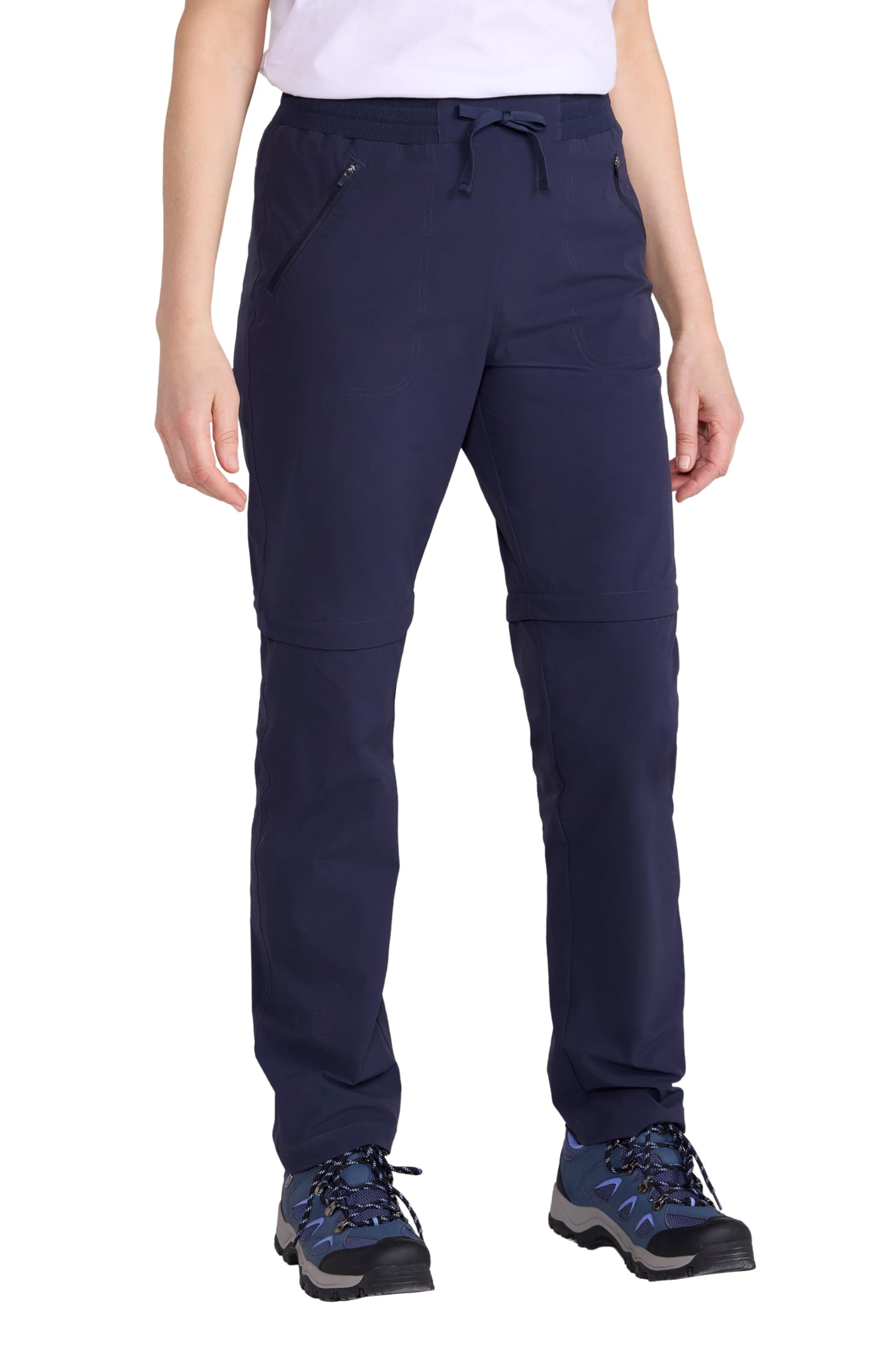 Explorer Womens Zip-Off Trousers - Navy