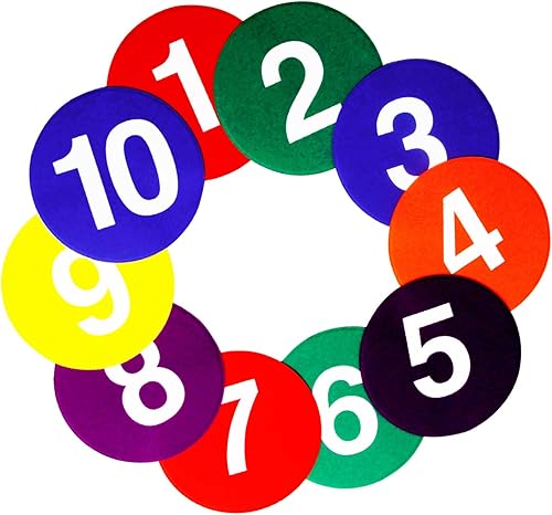 Puntos de polietileno de 9 pulgadas, marcadores antideslizantes 1024 para piso, conos planos impermeables para ejercicios de agilidad, baloncesto,