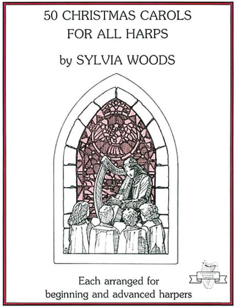 50 Christmas Carols for All Harps | Holiday Sheet Music Collection for Lever and Pedal Harp | Easy and Advanced Arrangements with Chords and Lyrics | Festive Songbook for Students and Teachers