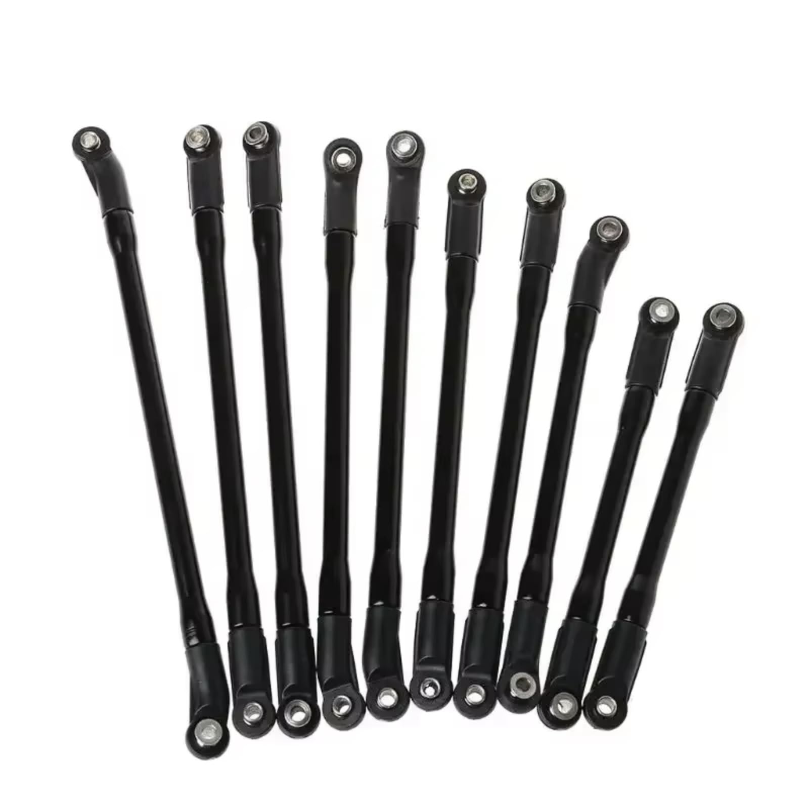Pièces De RC Pour Axial Pour SCX10 90046 1/10 10 Pièces Ensemble Biellettes Métalliques Embout Tige Voiture Chenilles RC Mises Niveau Remplacements Réparations