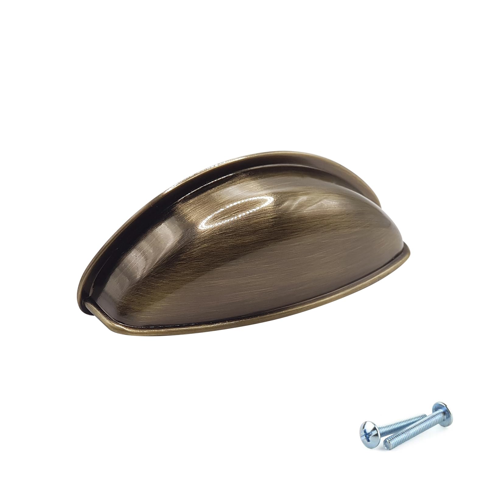 M4tec Antique Brass Bedroom Furniture Cup Kitchen Cabinet Door Handles For Cupboard Door Handles, And Drawers, Kitchen Furniture Pull Handles. Vg3 Series: 64 Mm