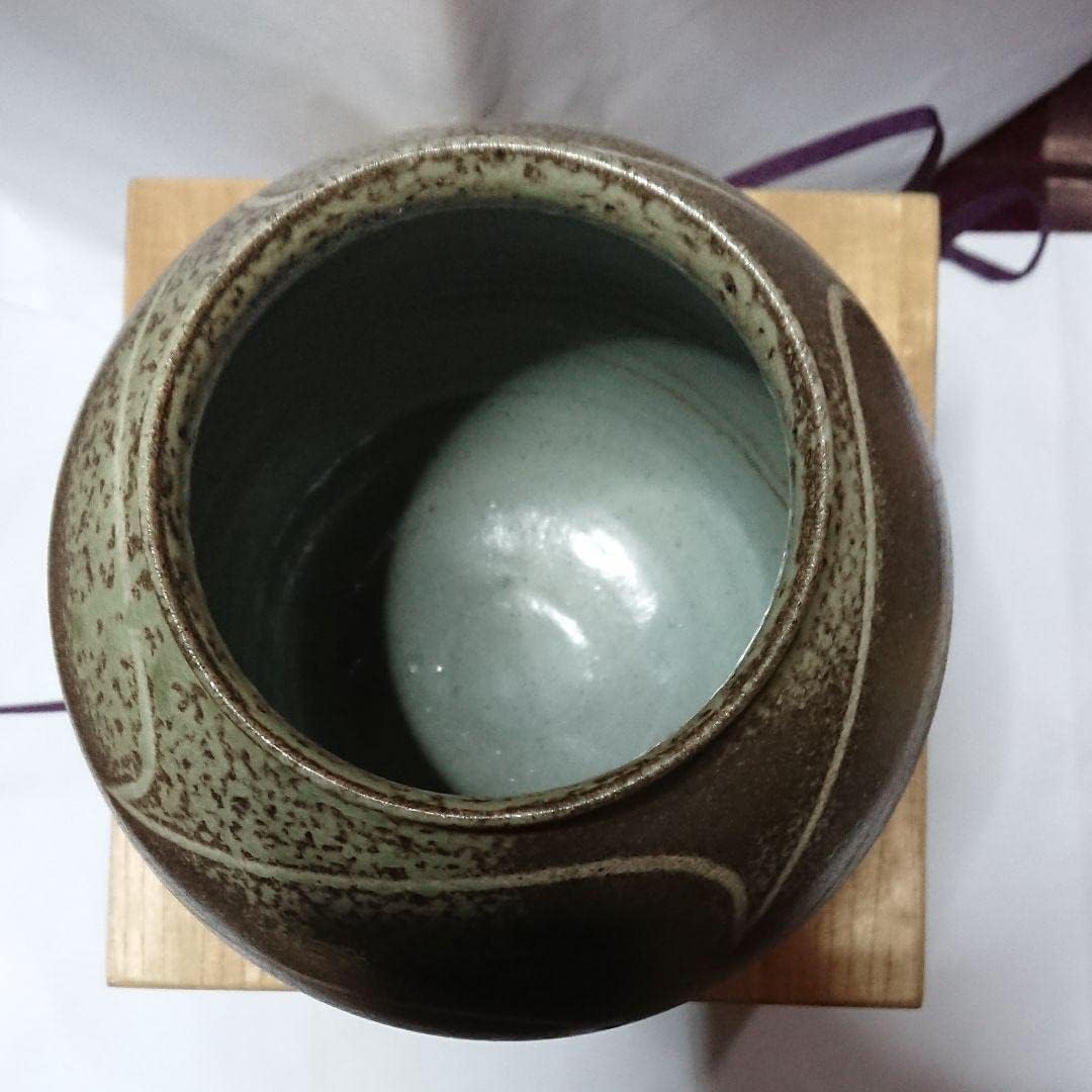 金海窯 合田好道造 花入 花瓶 壷 飾壷 徳利 酒器 共箱 花器