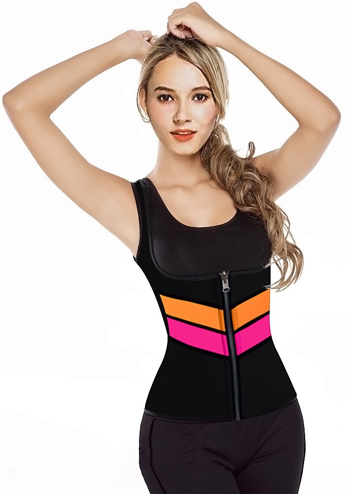 Women's Neoprene Sweat Vest Training Vest Sport Underbust Corset Training Shirt Sauna Suits Body Shaper Helpful for Weight Loss Slimming and Shaping of the Figure