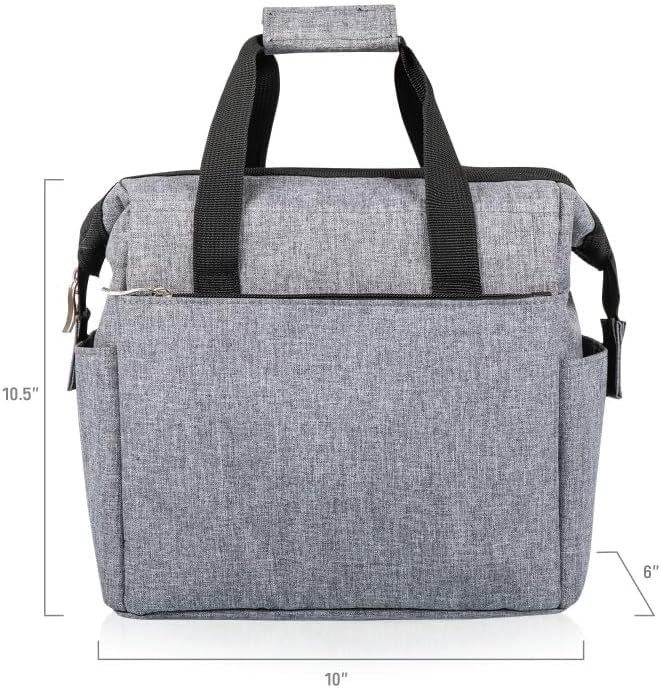 Miniatura 5 de PICNIC TIME Disney Encanto Bruno On The Go - Lonchera suave y enfriadora, bolsa de almuerzo aislada, (gris jaspeado), 10 x 6 x 10.5 pulgadas