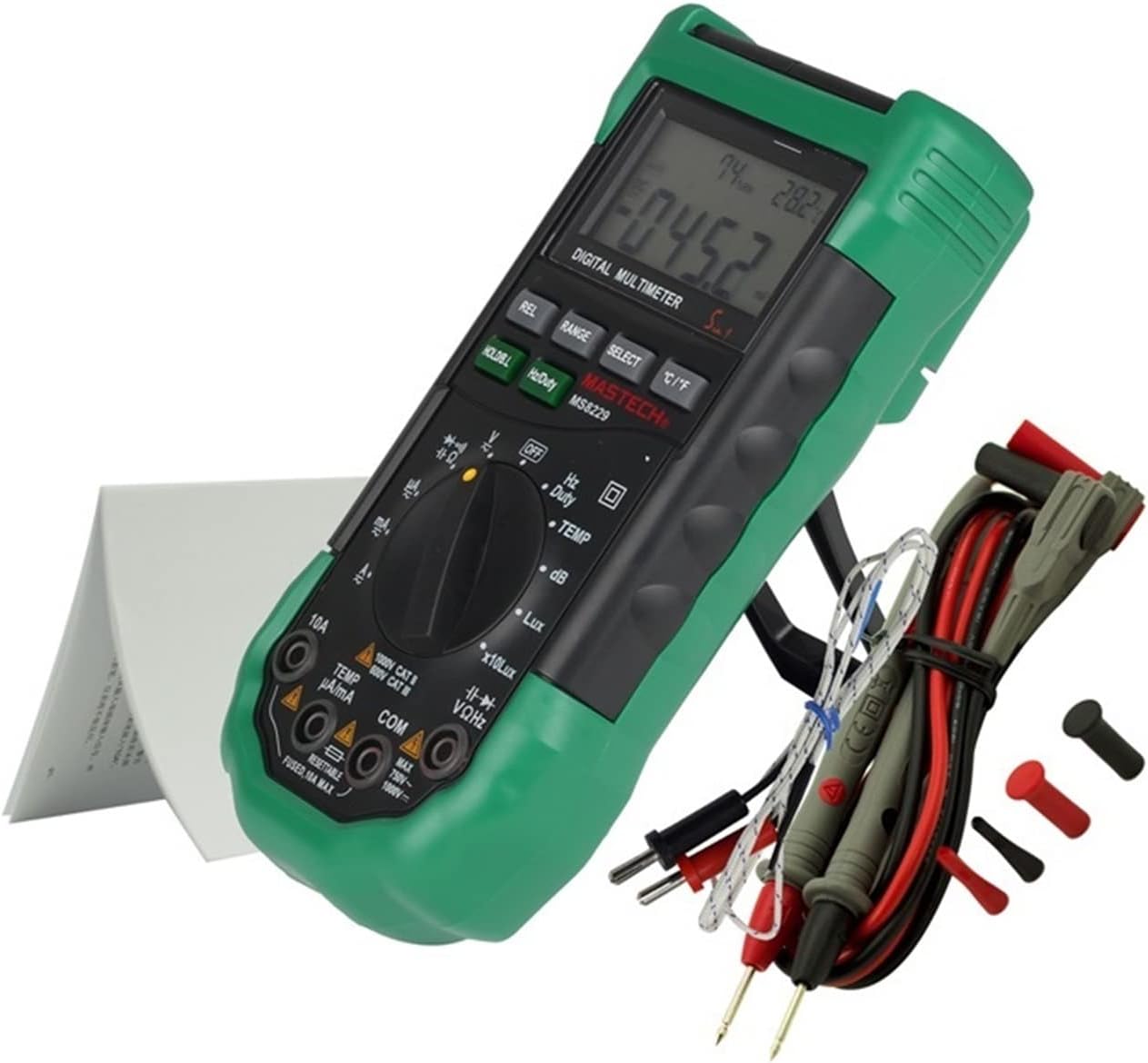 MS8229 5 In1 Auto Range Digital Multimeter Multifunction Lux Sound Level Temperature Humidity Tester Meter,DIY Tools