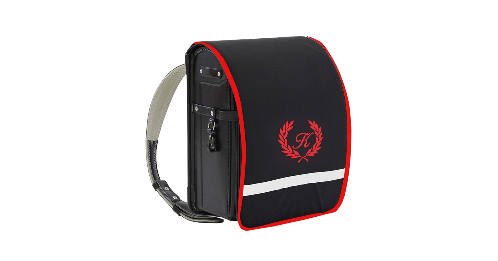 Amazon.co.jp: ランドセルカバー【大】サイズ 男の子 葉【黒生地