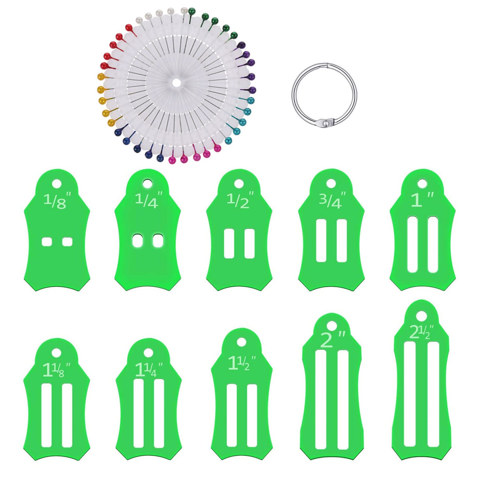 IWOWHERO 1Set Fabric Bias Tape Maker Binding Tool for Quilting Professional Grade Easy Fabric Folding for Sewing Projects Durable for Use