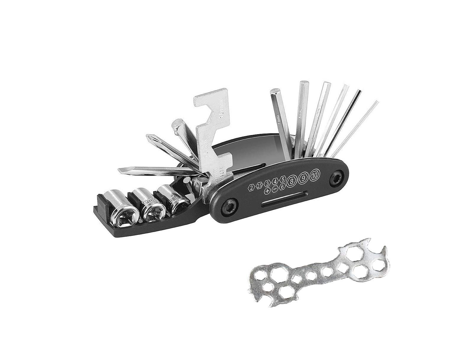 ShreNik Multi Functional Tool Kit for Cycle Bicycle Repair Foldable Allen Key & Spanner Combo (Allen Key-Spanner Combo), Stainless Steel (B08XKDYHTJ) Amazon Price History, Amazon Price Tracker