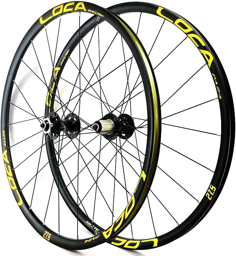 26/27.5/29" Mountain Bike Wheelset Quick Release Disc Brake MTB Wheel 24H Rim QR Front 100mm Rear 135mm,for 7-12 Speed Cassette