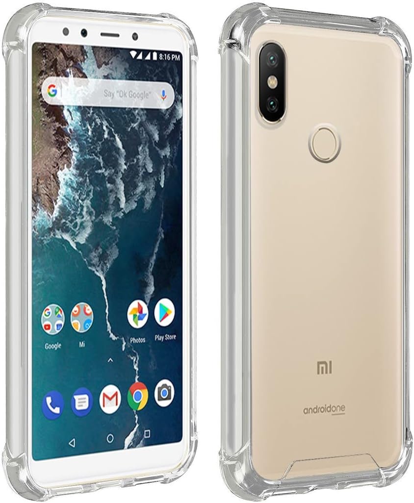 Max Power Digital Funda para móvil Xiaomi Mi A2 Carcasa Premium de Silicona Transparente con Esquinas Reforzadas (Xiaomi Mi A2, Transparente)