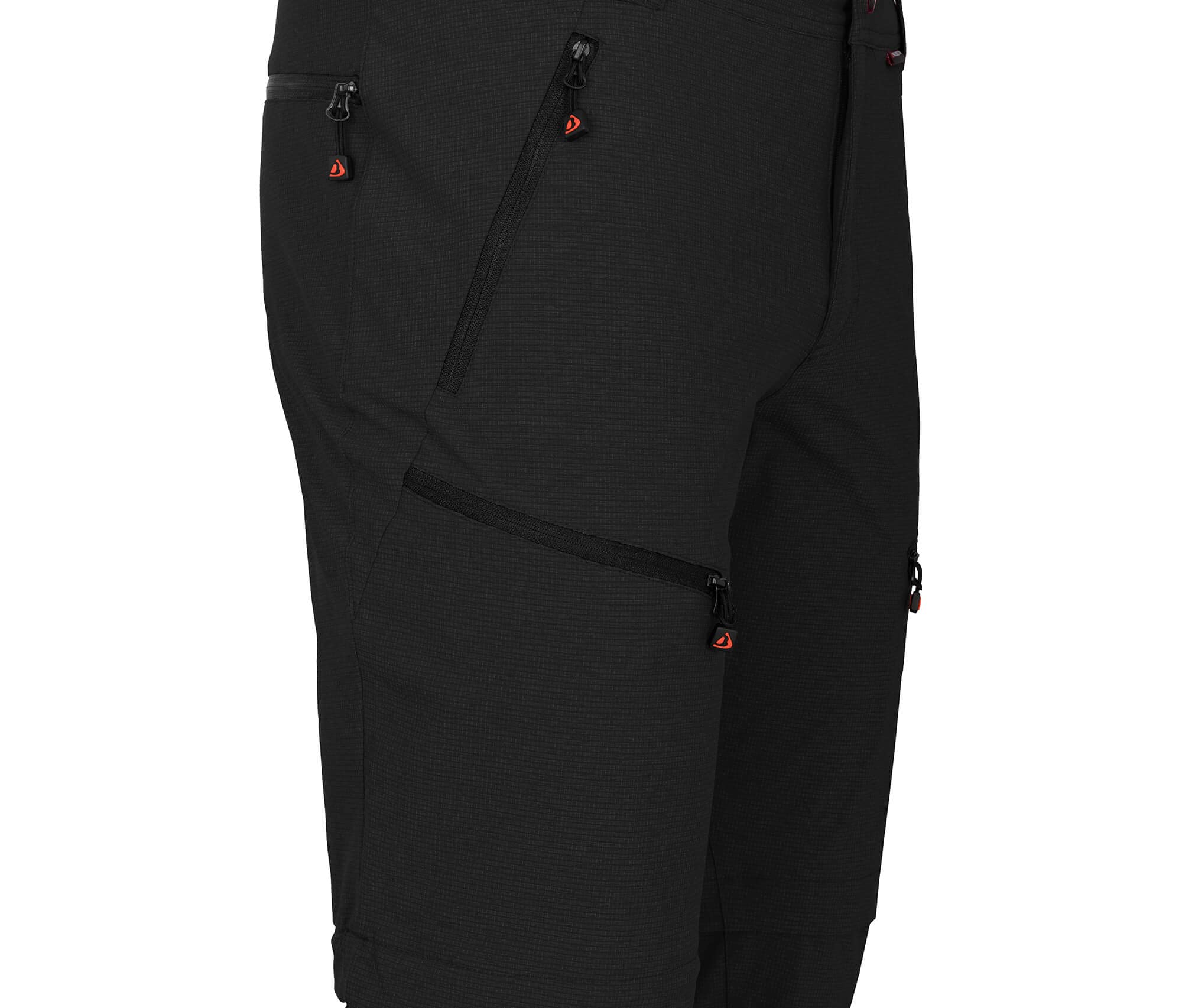 Bergson LEBIKO Zipp-Off | Herren Wanderhose - Herren Zipp-Off Wanderhose (Bermuda-Funktion), Normal-/Kurz-/Langgrößen, Supra Stretch (4-Wege) & Ripstop (reißfest), schnell zur Shorts abzippbar, 6 Tas
