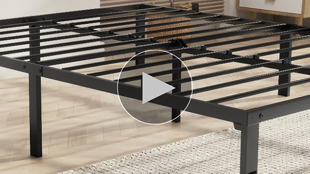 Amazon.com: JUNHEDAMAI Full Metal Bed Frame, 14