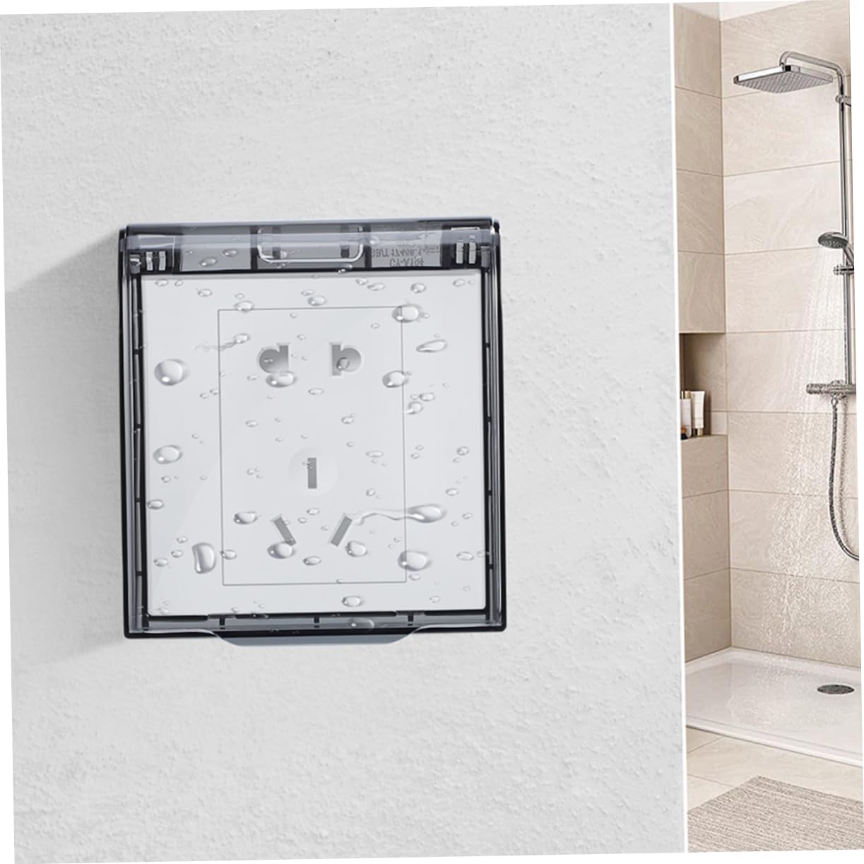 12pezzi Copripresa Esterno Protezione Elettrica Per Ambienti Esterni Facile Installazione Versatile Per Casa e Ufficio