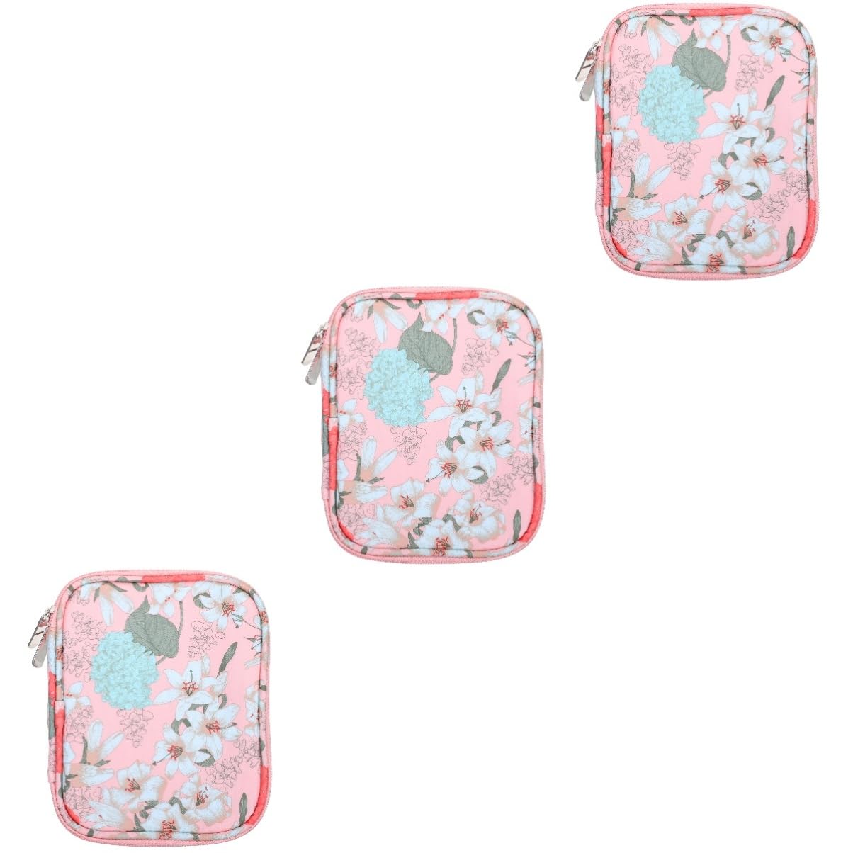 COHEALI 3 Pezzi Borsa Portaoggetti Vuota per Uncinetto Accessori per Maglieria con Tasche per Strumenti da Cucito