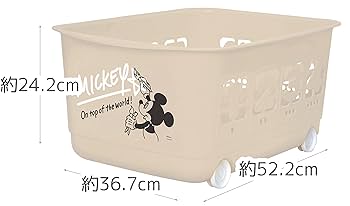 Amazon.co.jp: 錦化成 日本製 ミッキーマウス 123 バスケット