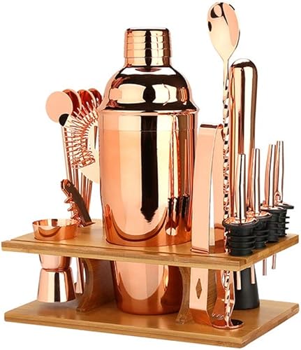 XXXDXDP - Juego de coctelera de 16 piezas para mezclador de vino, herramienta de barras de acero inoxidable, accesorios de fiesta para bebidas en