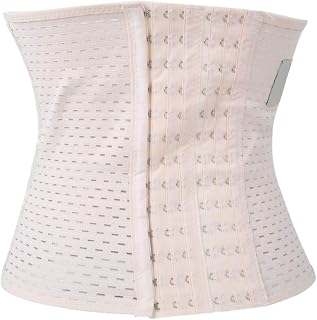 WONZHEC Mujer Entrenador de Cintura Dama Shaper Accesorio de cinturón de cinturón de Adelgazamiento posparto corsés de corsés correctivos de Piel Negra Color s m l XL 2XL 3XL