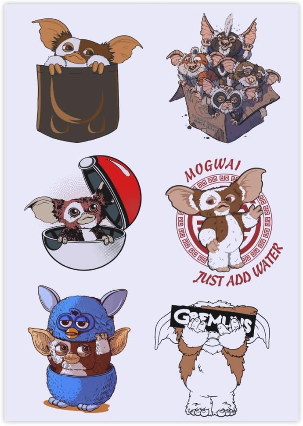 Amazon | グレムリン グレムリン ステッカーセット ステッカー