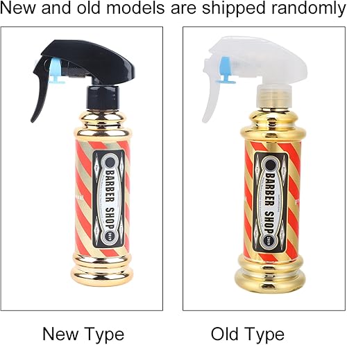 Miniatura 4 de Dioche Botella de spray de agua de peluquería, botella de spray de peluquería Salon Barbería Hair Styling Water Spray Kettle 5.1 fl oz (dorado)