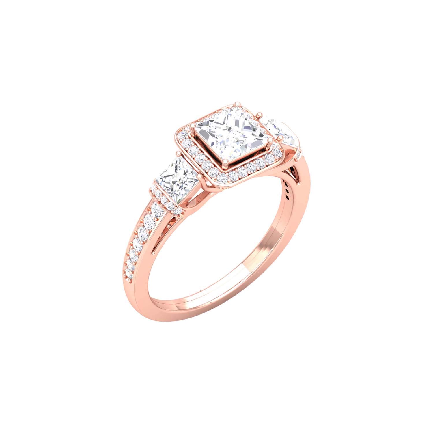 avsar Jewellery 14k (585) Rose Gold Ring for Women-picture-44