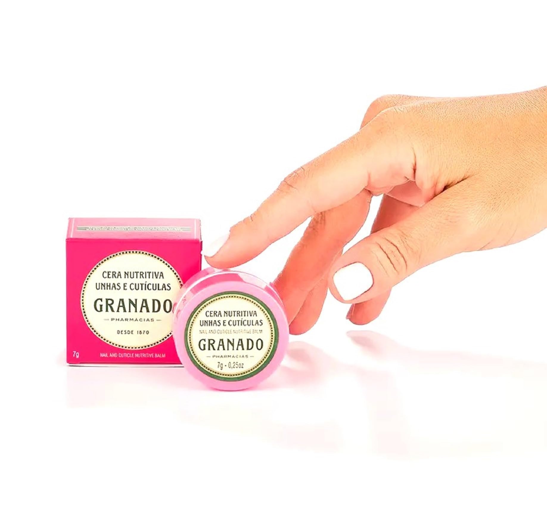 Granado Cera Nutritiva Unhas E Cuticulas 7g Nail Strengthener Thickening And Growth