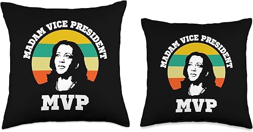 Miniatura 3 de Madam Vice President, MVP - Kamala Harris VP Gift Madam Vicepresident, MVP-Kamala Harris VP Election 2020 - Almohada de 18 x 18 pulgadas, multicolor