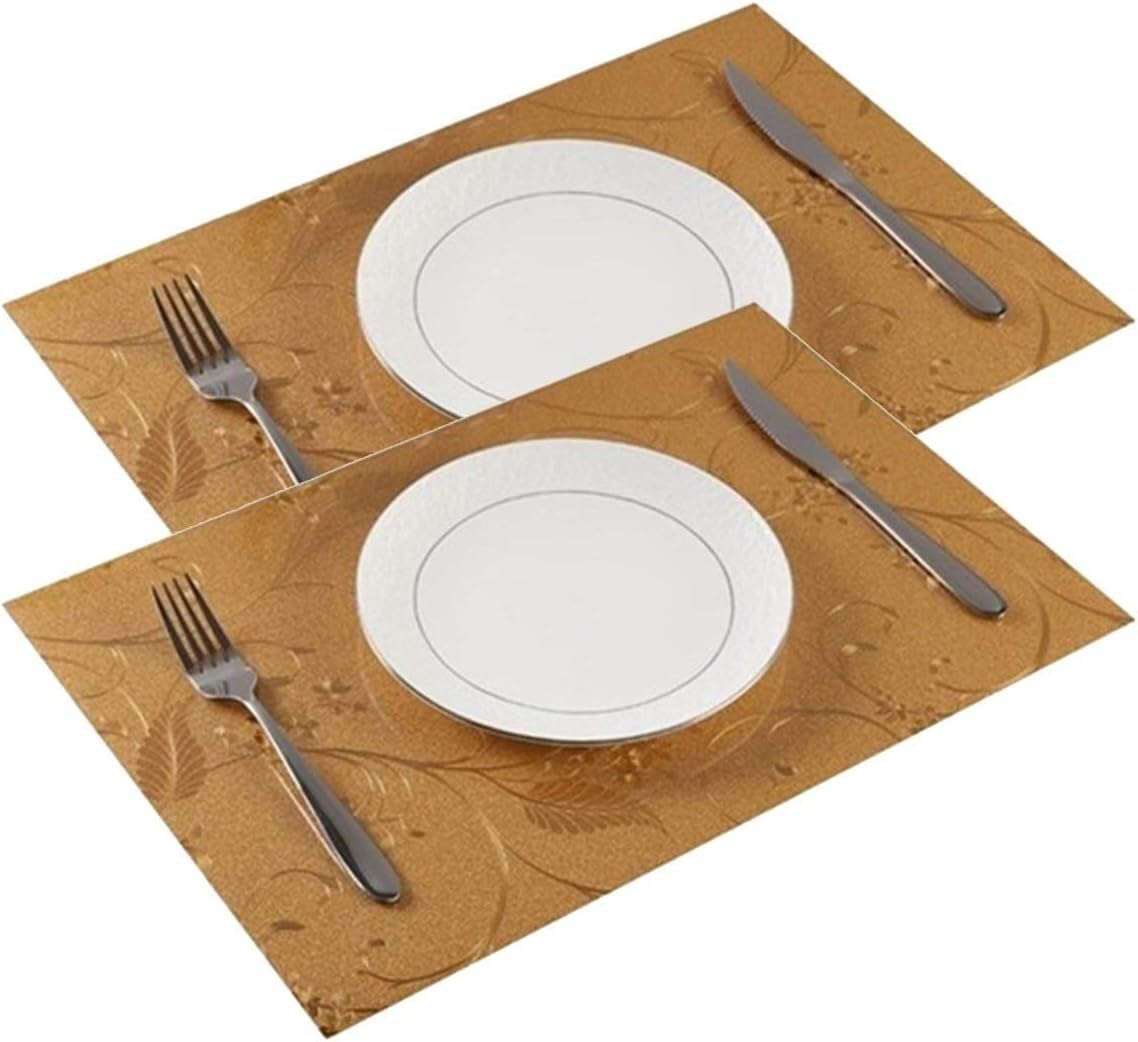 Podkładka Łatwe czyszczenie Podkładki, kwiatowy wzór Podkładki z PCV Podstawki pod kawę Podkładki pod garnki Podkładki na stół kuchenny Podkładki pod popołudniową herbatę 5 kolorów 2 rozmiary (#4 B) (