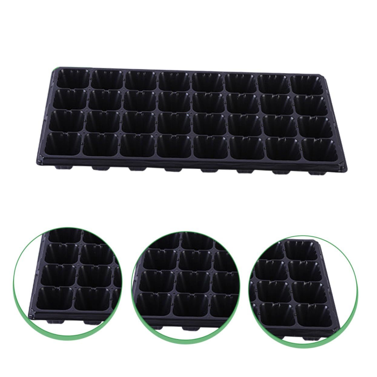 UPKOCH 10stücke Keimschalen Pflanzenanzuchtschale Mit Werkzeugen Und Etiketten Für Gartenarbeit Atmungsaktiv Und Wassersparend Mit Lochdesign Für Einfache Anzucht