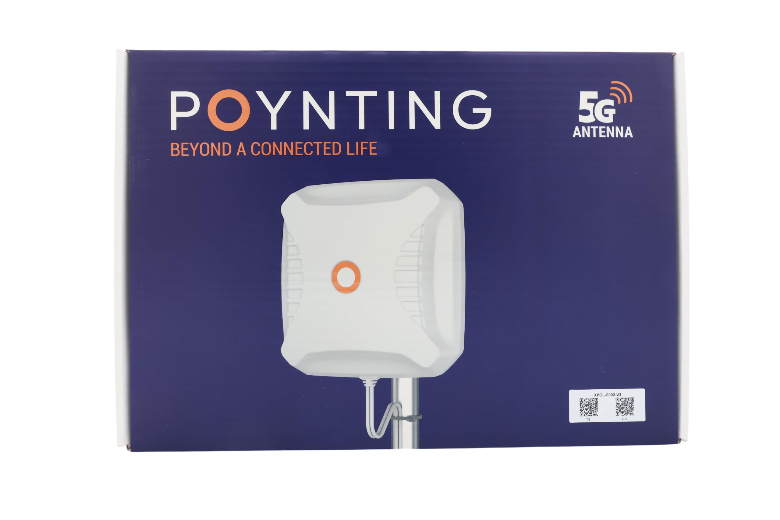 Antenne LTE à gain élevé, unidirectionnelle, polarisée X ; 5G/LTE 2X2 MIMO ; 617 - 960 MHz et 1710 - 4200 MHz, 11 dBi par Poynting
