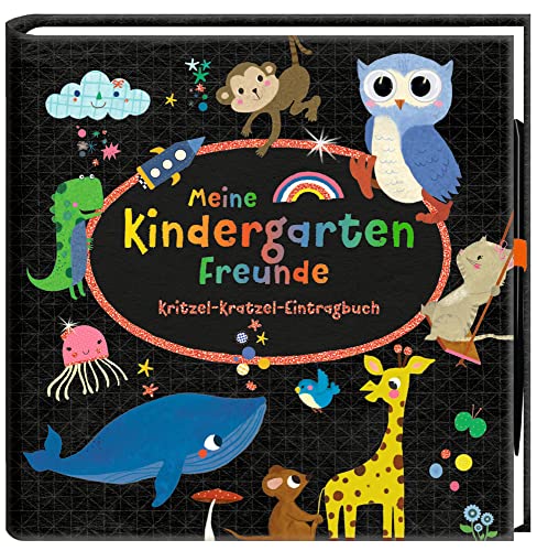 Freundebuch - Meine Kindergartenfreunde: Kritzel-Kratzel-Eintragbuch