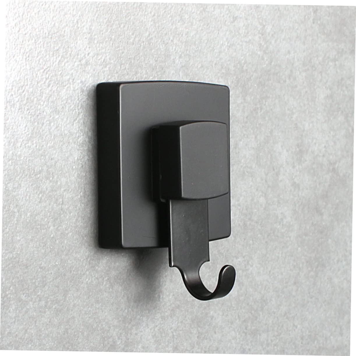 3 Piezas Sin rastro de gancho colgadores de cuadros resistentes gancho de ventosa s adhesivos para cuadros toalleros para baño de succión Acero inoxidable Black